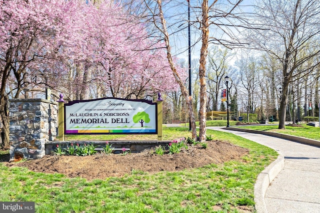 view of community