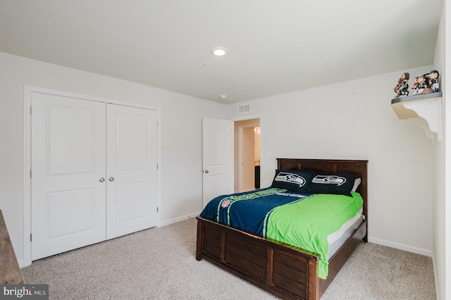 165 Correri St, Havre De Grace, MD 21078 - carpeted bedroom featuring visible vents, baseboards, and a closet