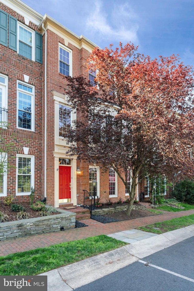 multi unit property with brick siding