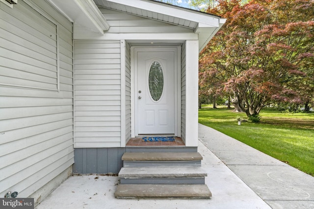 1302 Ashbridge Rd, West Chester, PA 19380 - doorway to property featuring a lawn