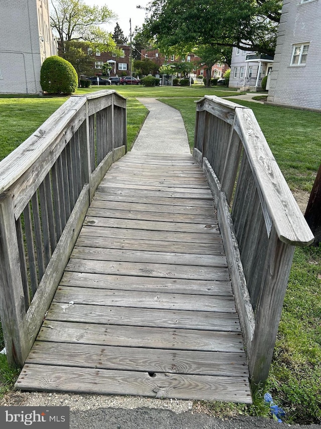 3868 9th St SE Unit 101, Washington, DC 20032 - exterior space with a lawn and a residential view