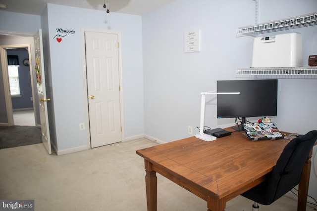 10861 Smugglers Notch Ct, White Plains, MD 20695 - carpeted home office featuring baseboards