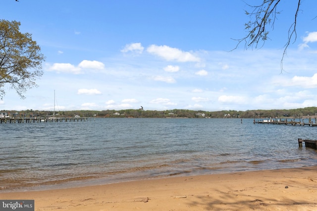 208 Wardour Dr, Annapolis, MD 21401 - view of dock featuring a water view