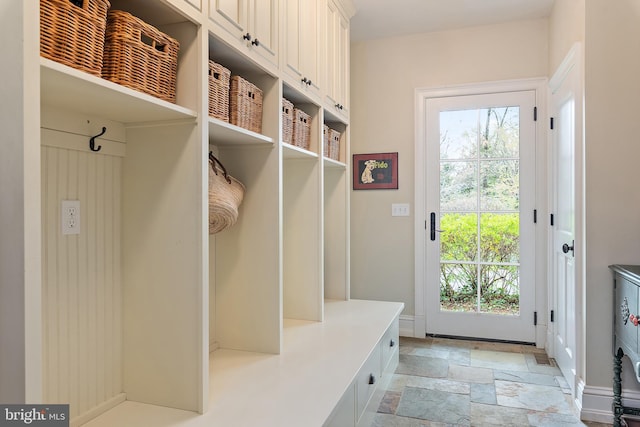 208 Wardour Dr, Annapolis, MD 21401 - mudroom featuring stone tile floors