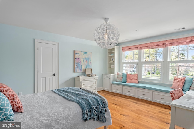 208 Wardour Dr, Annapolis, MD 21401 - bedroom with visible vents and light wood-style flooring