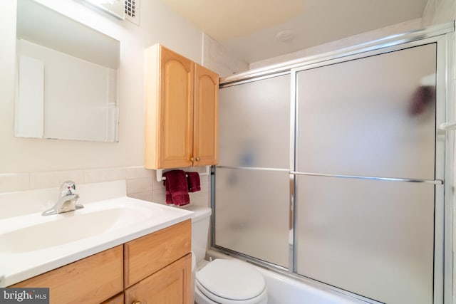 1931 N Cleveland St Unit 312, Arlington, VA 22201 - full bathroom with enclosed tub / shower combo, toilet, and vanity