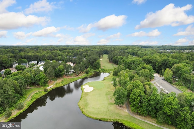 1 Pinkerton Ct, Stafford, VA 22554 - aerial view of a nearby body of water, a forest, and a local golf course