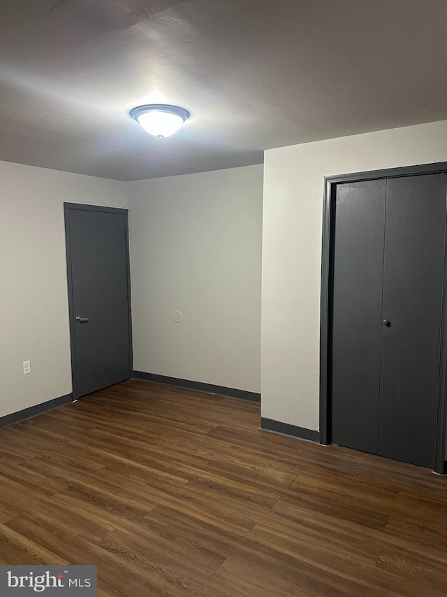 1949 Buckius St, Philadelphia, PA 19124 - interior space featuring baseboards and dark wood-style floors