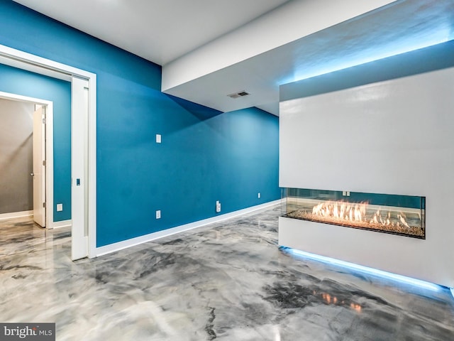3411 Woodberry Ave, Baltimore, MD 21211 - interior space featuring visible vents, baseboards, and concrete flooring