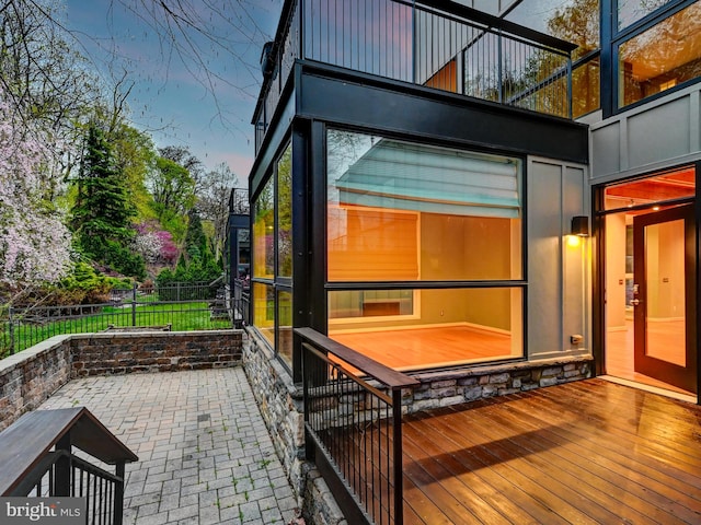 3411 Woodberry Ave, Baltimore, MD 21211 - exterior space with a patio area and fence