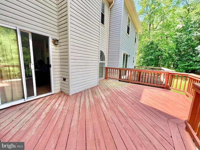 view of deck
