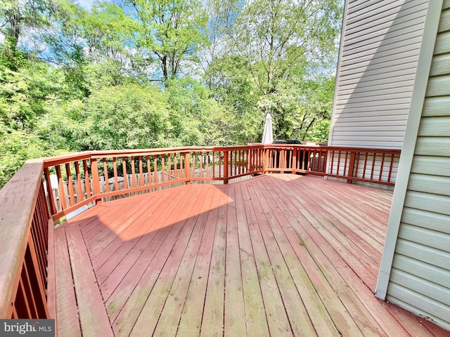 view of deck