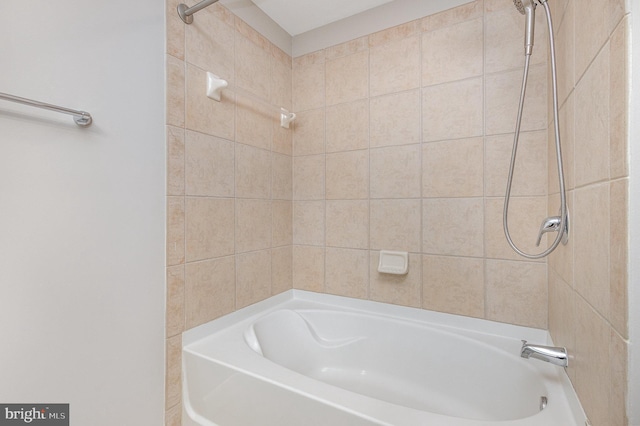 full bathroom with shower / bathtub combination