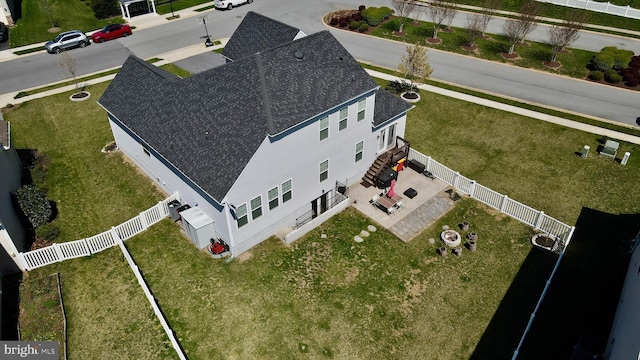 drone / aerial view