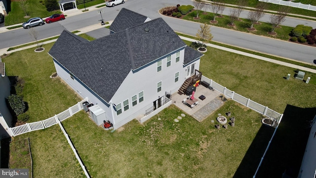 drone / aerial view