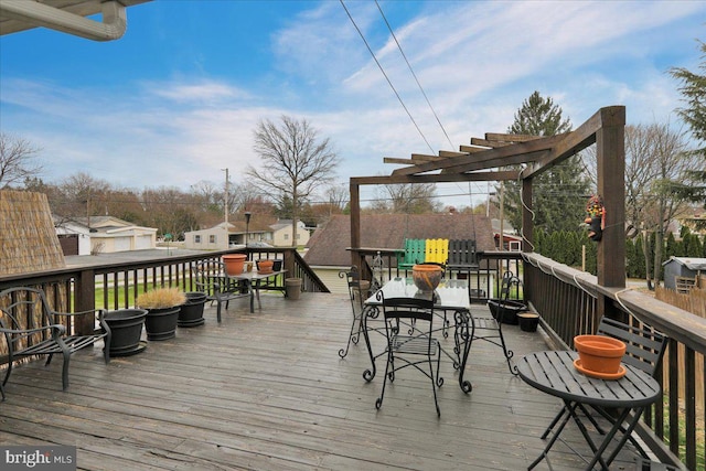 view of deck