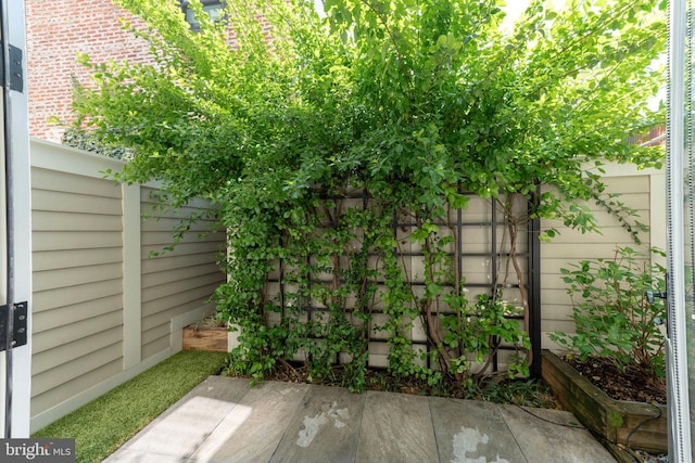 view of patio / terrace with fence