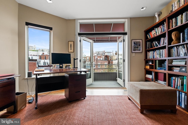 1910 Biltmore St NW Unit 2, Washington, DC 20009 - office area with wood finished floors