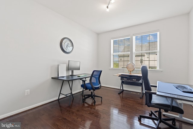 42364 Winsbury W Pl, Sterling, VA 20166 - home office featuring wood finished floors and baseboards