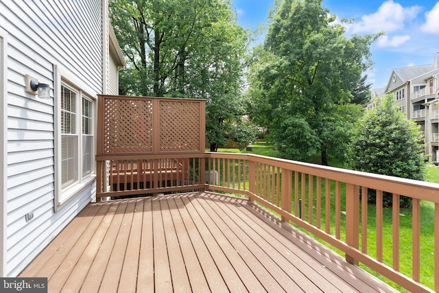 12015 Johns Pl, Fairfax, VA 22033 - view of wooden deck