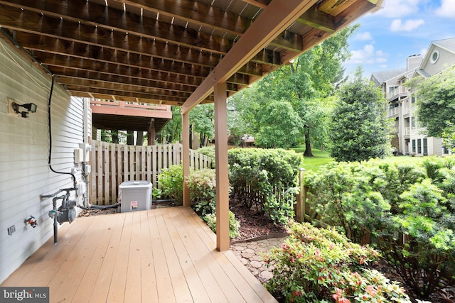 12015 Johns Pl, Fairfax, VA 22033 - view of deck