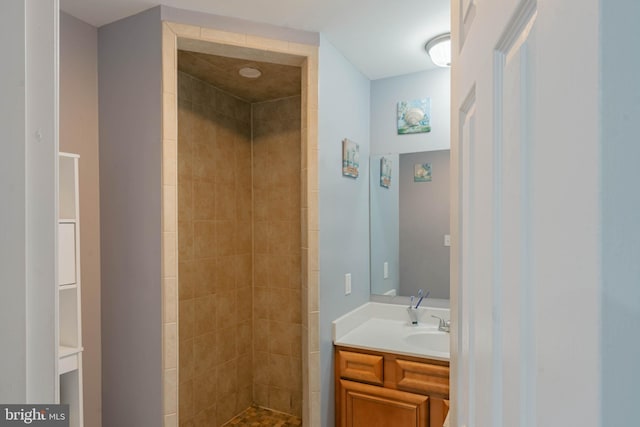 97 Winding Creek Rd, Stafford, VA 22554 - bathroom with vanity and tiled shower