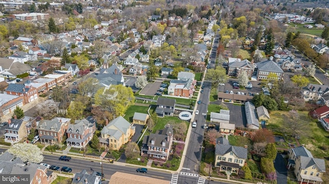 drone / aerial view featuring a residential view