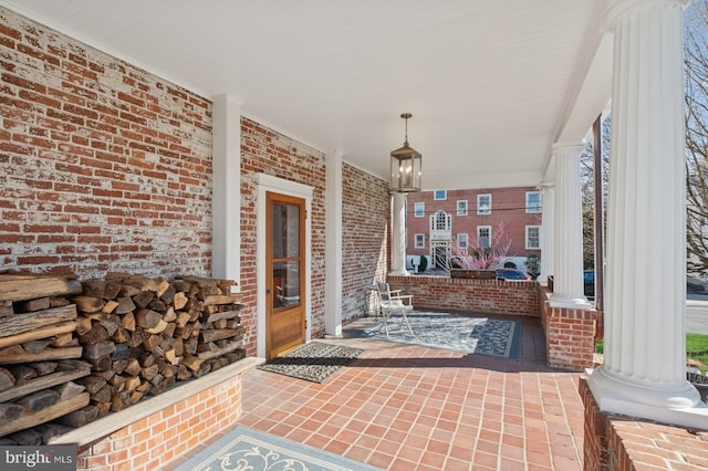 view of patio / terrace featuring a porch