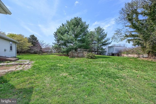 view of yard
