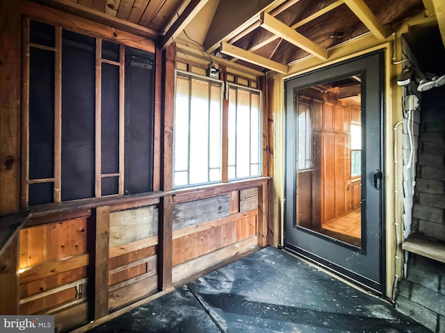 view of horse barn