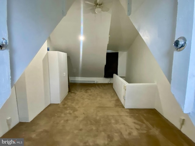 bonus room featuring carpet