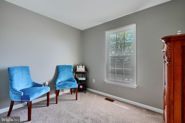 312 Talbot Ct, Abingdon, MD 21009 - living area with carpet flooring, baseboards, and visible vents