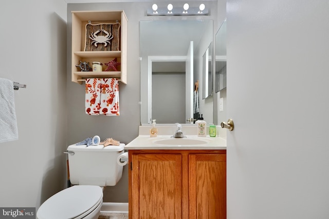 312 Talbot Ct, Abingdon, MD 21009 - half bathroom with vanity and toilet
