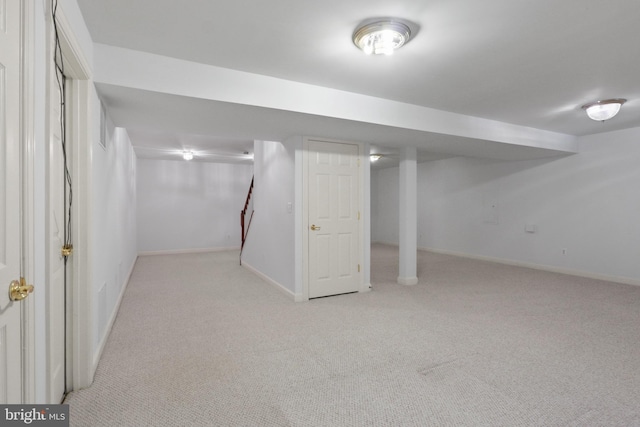 20461 Mcgees Ferry Way, Sterling, VA 20165 - finished below grade area with carpet flooring and baseboards