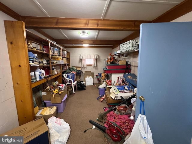 view of storage