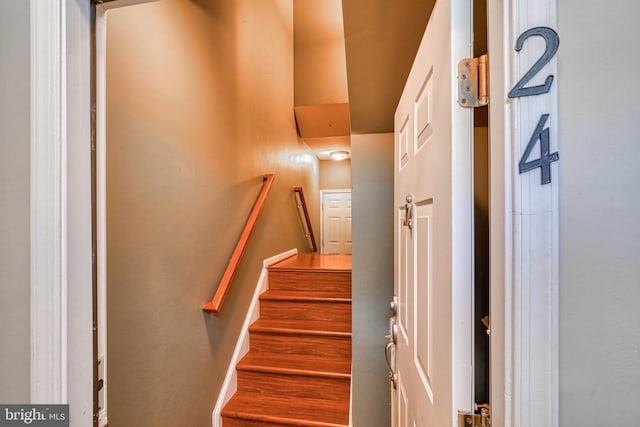 view of staircase