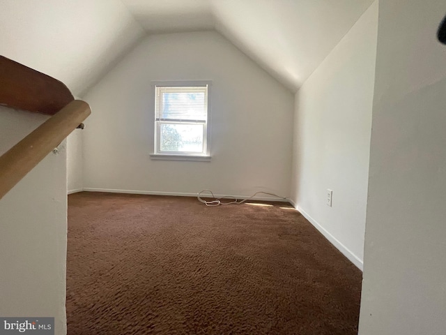5714 63rd Ave, Riverdale, MD 20737 - bonus room with carpet floors, vaulted ceiling, and baseboards