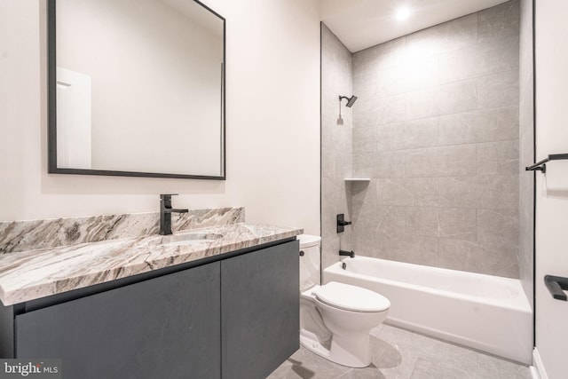 4030 Marilyn Dr, Philadelphia, PA 19131 - full bathroom featuring tile patterned flooring, vanity, shower / tub combination, and toilet