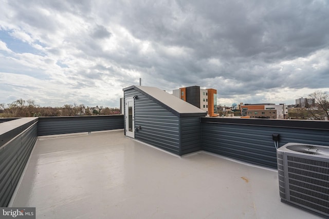 4030 Marilyn Dr, Philadelphia, PA 19131 - view of patio with cooling unit and a balcony