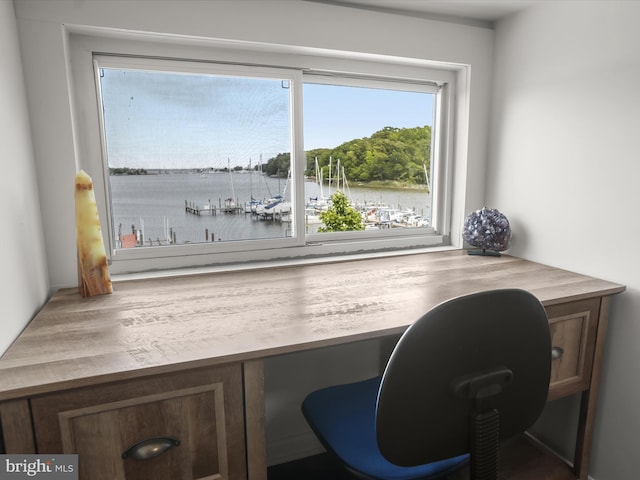 view of office
