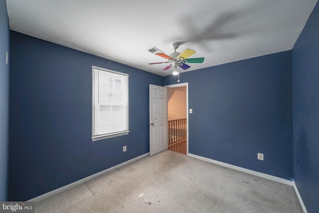 312 Fairgrove Ter, Gaithersburg, MD 20877 - unfurnished bedroom with carpet floors and a ceiling fan