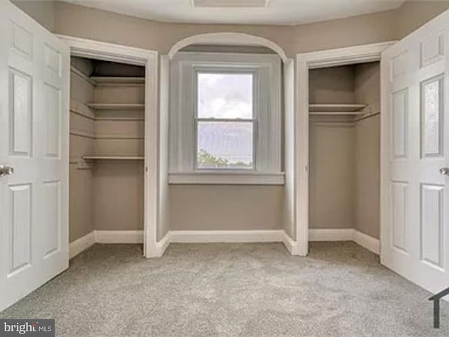 view of closet