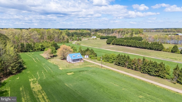 4808 Frazier Neck Rd, Preston, MD 21655 - birds eye view of property with a rural view
