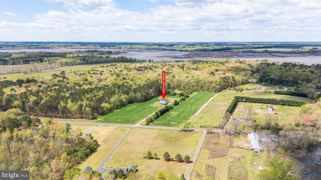 4808 Frazier Neck Rd, Preston, MD 21655 - aerial view with a rural view and a water view