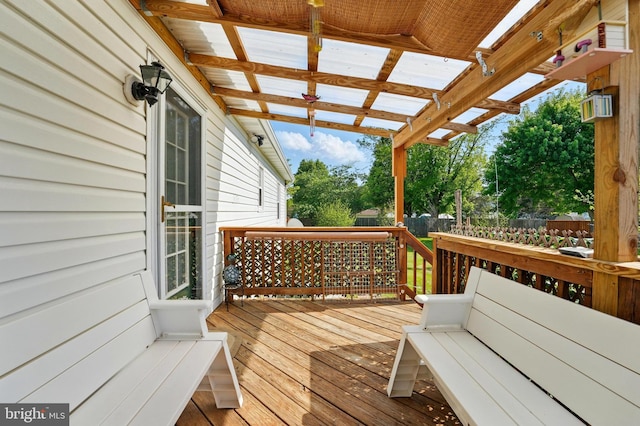 6775 Rugby Pl, Bealeton, VA 22712 - wooden deck featuring fence