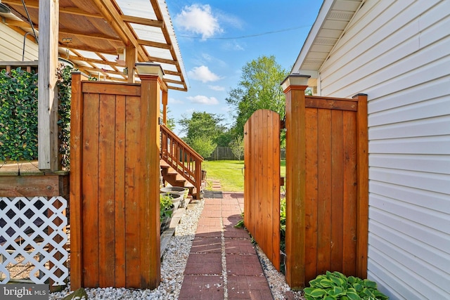 6775 Rugby Pl, Bealeton, VA 22712 - view of side of property featuring stairway and fence