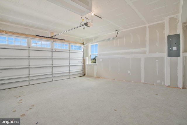 6647 Camden St, Middle River, MD 21220 - garage with electric panel and a garage door opener