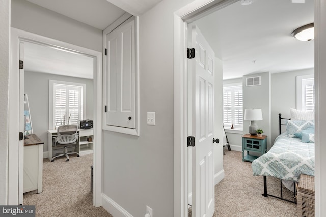548 Uniontown Rd, Westminster, MD 21158 - corridor featuring light colored carpet, visible vents, and a wealth of natural light