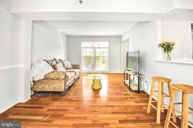 13059 Open Hearth Way, Germantown, MD 20874 - living area featuring wood finished floors
