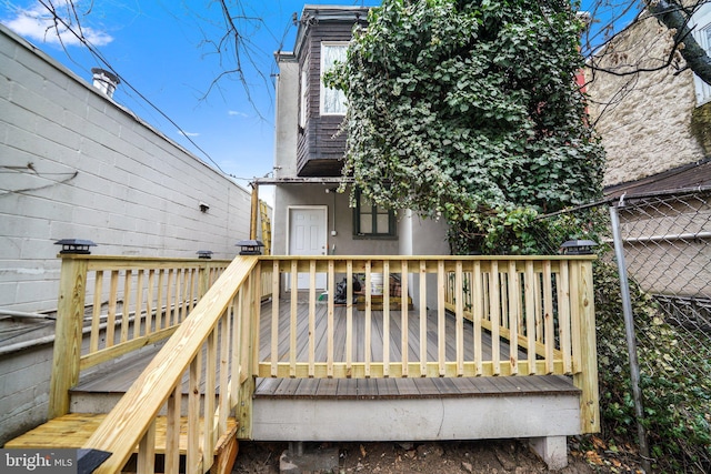 4517 Springfield Ave, Philadelphia, PA 19143 - view of wooden terrace